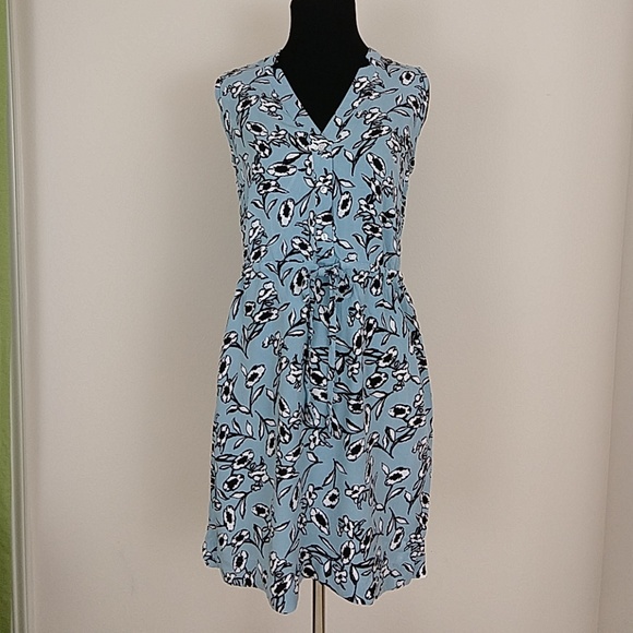 LOFT Dresses & Skirts - Ann Taylor Loft Floral Summer Drawstring Dress